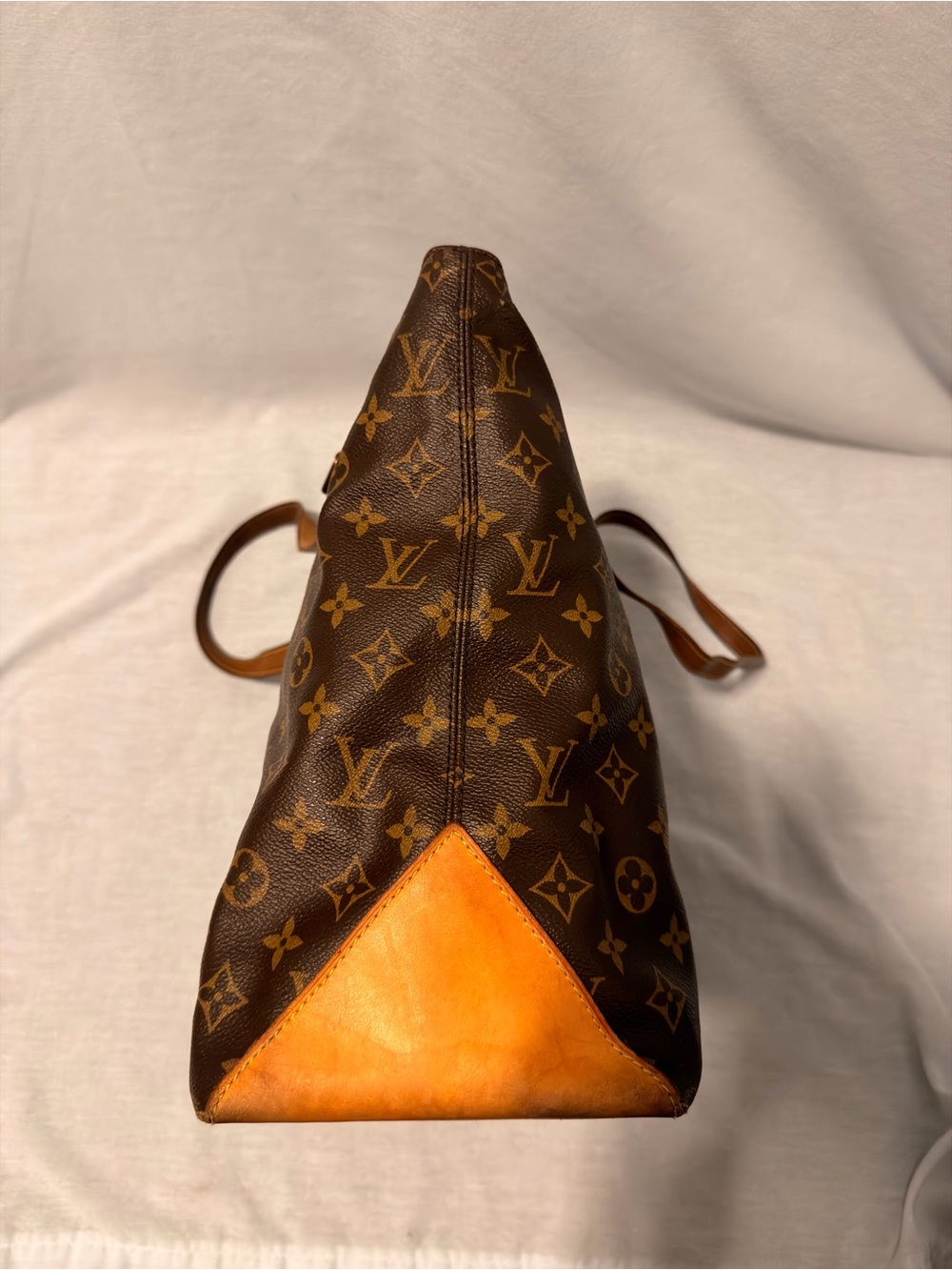 Louis Vuitton Monogram Cabas Mezzo Tote Shoulder Bag Brown - Picture 13 of 15